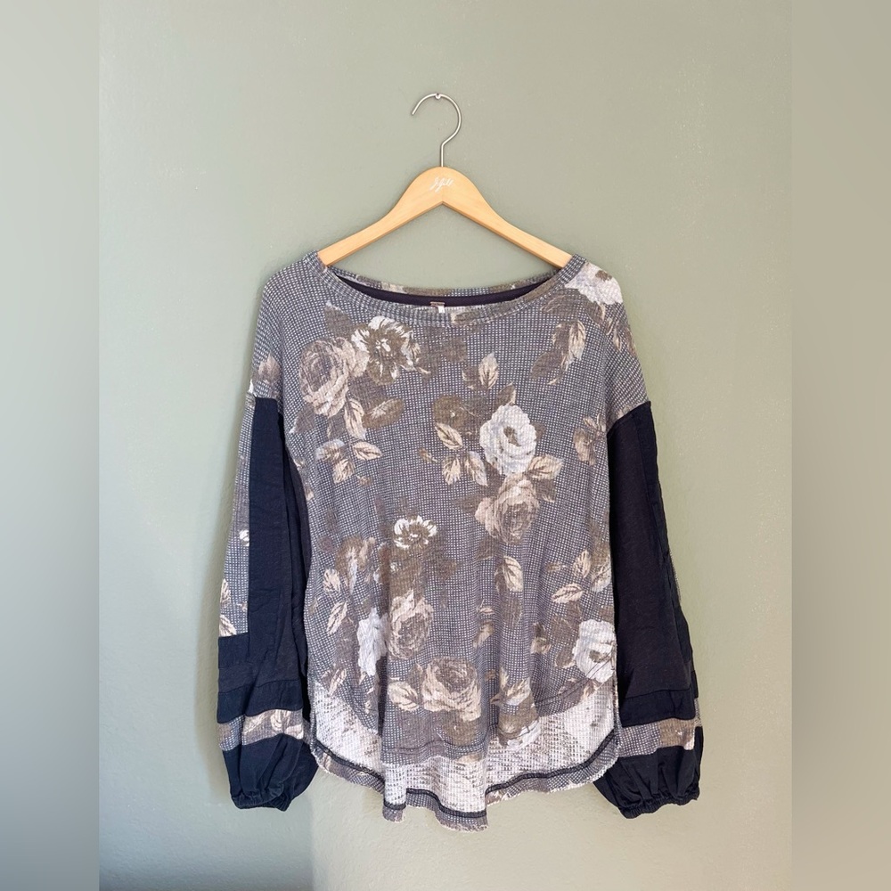 free people ‘flower patch’ long sleeve
